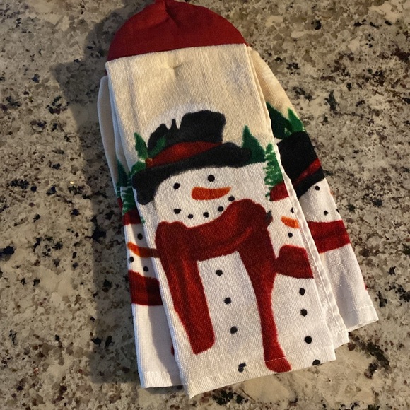 Snowman Kitchen Towels - Picture 3 of 4